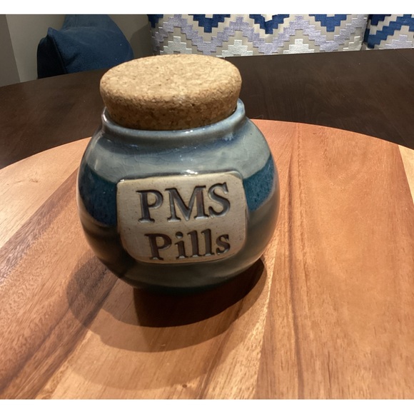 Tumbleweed Other - Tumbleweed pottery PMS Pills cork jar